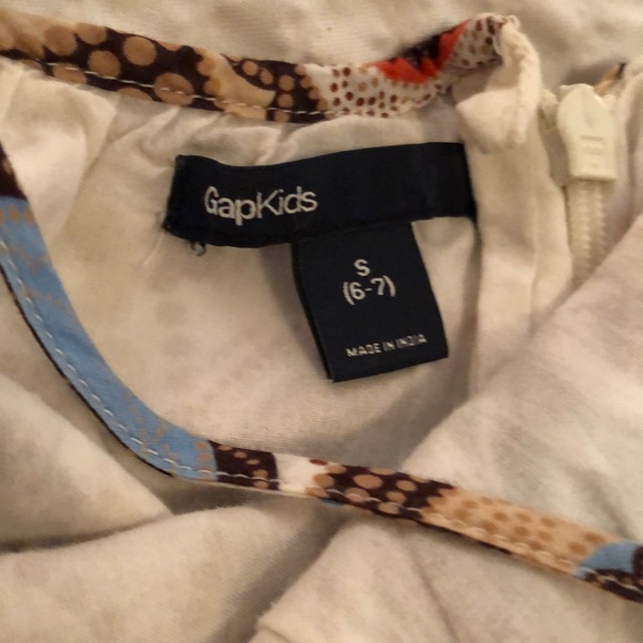 Gap Kids Geometric Circle Dress Small 6/7 - Picture 4 of 6